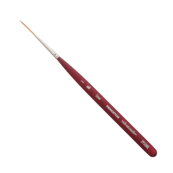 Princeton Velvetouch Mixed Media Brush - Mini Liner 1