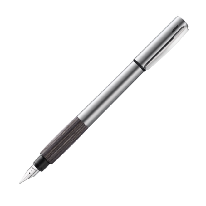 Lamy Fountain Pen Accent Aluminium/Grey Wood Steel M