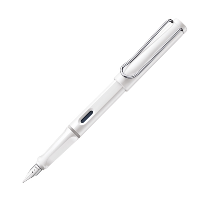 Lamy Safari Fountain Pen - White Fine