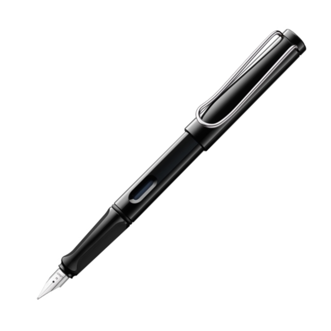 Lamy Safari Fountain Pen - Shiny Black Fine