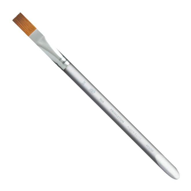 Princton Aqua Elite Synthetic Kolinsky Sable Watercolour Brushes Wash 1/2''