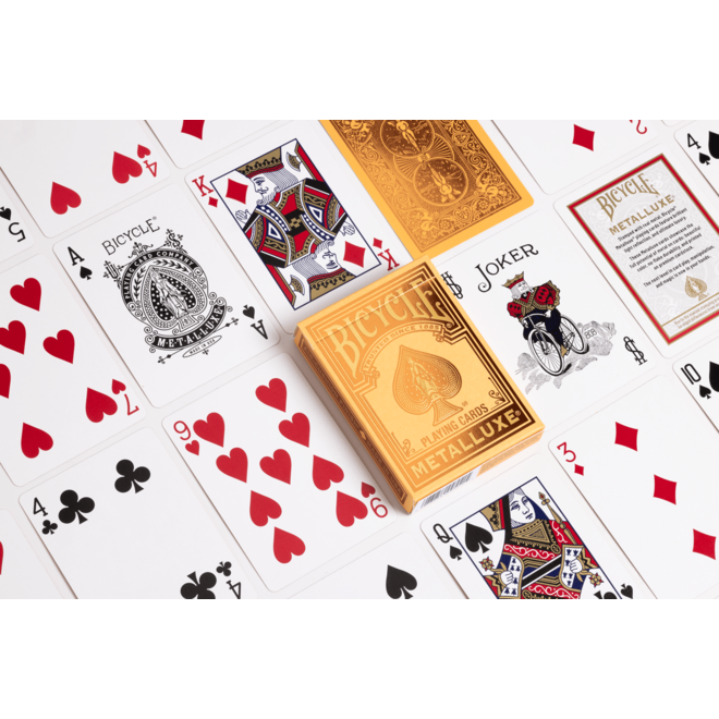 Bicycle Playing Cards - Metalluxe Orange