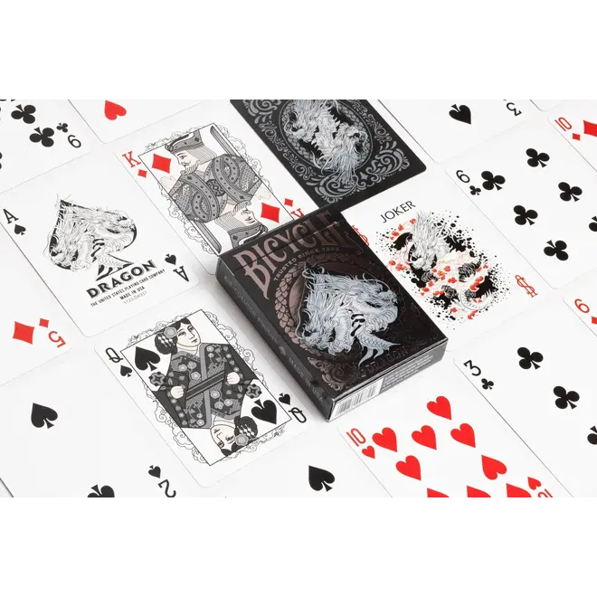 Bicycle Playing Cards - Black Dragon