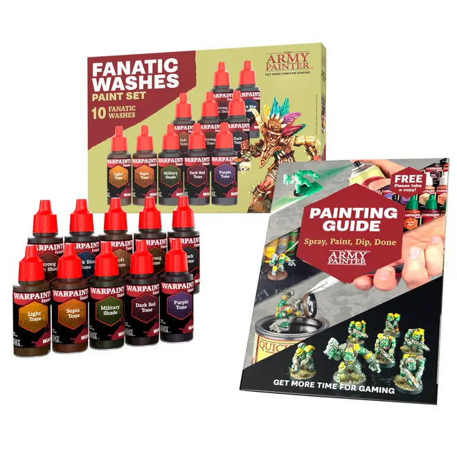 The Army Painter: Warpaints Fanatic: Washes Paint Set - 10pk