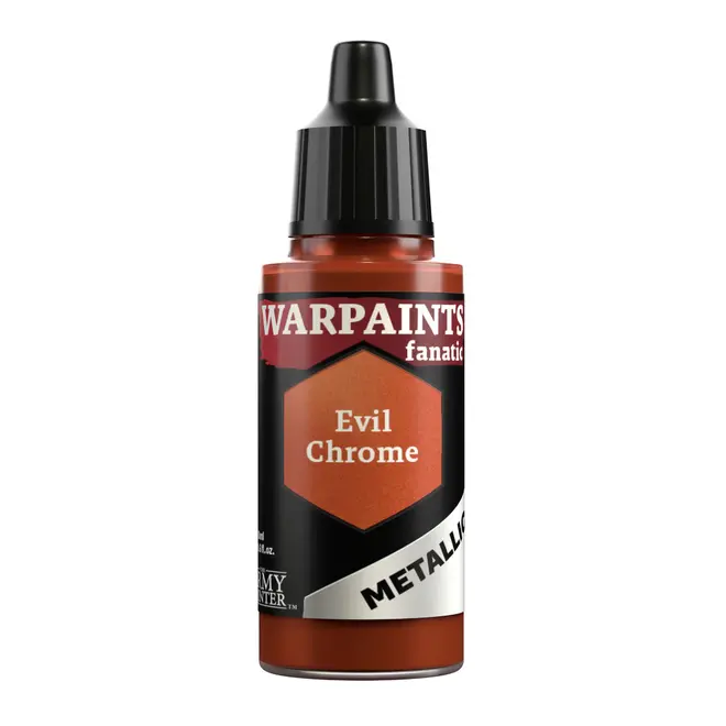The Army Painter: Warpaints Fanatic: 18Ml Metallic: Evil Chrome