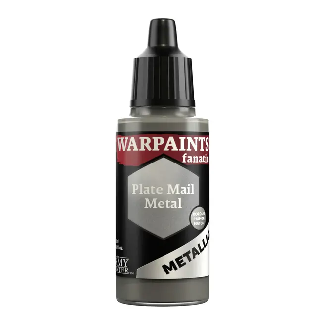The Army Painter: Warpaints Fanatic: 18Ml Metallic: Plate Mail Metal