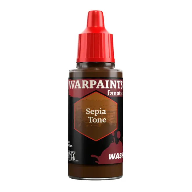 The Army Painter: Warpaints Fanatic: 18Ml Wash: Sepia Tone