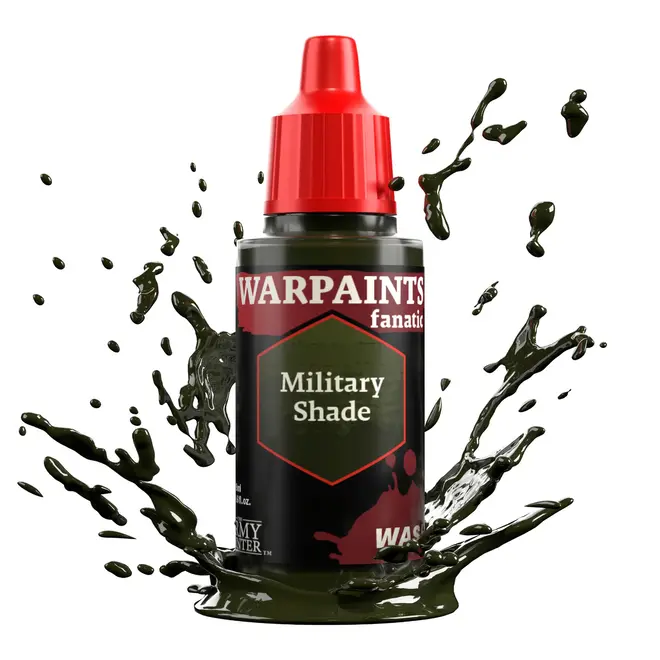The Army Painter: Warpaints Fanatic: 18Ml Wash: Military Shade