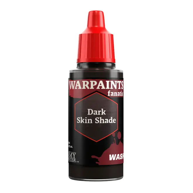The Army Painter: Warpaints Fanatic: 18Ml Wash: Dark Skin Shade