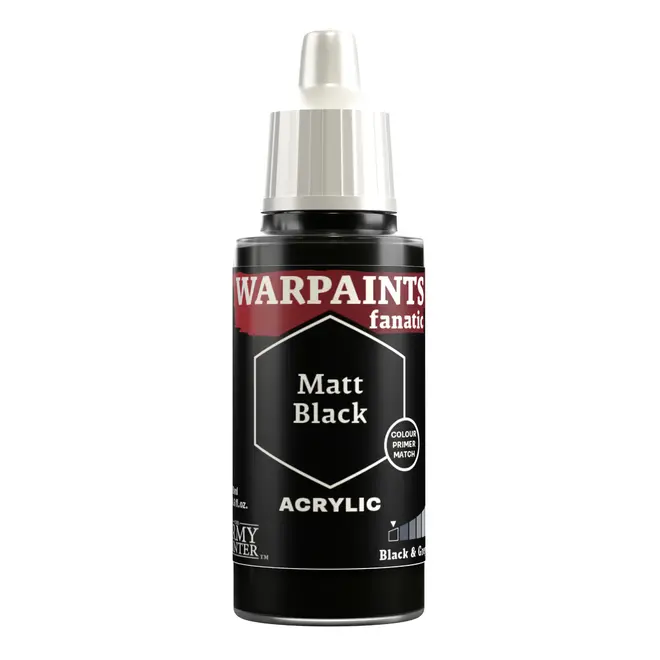 The Army Painter: Warpaints Fanatic: 18Ml Matt Black