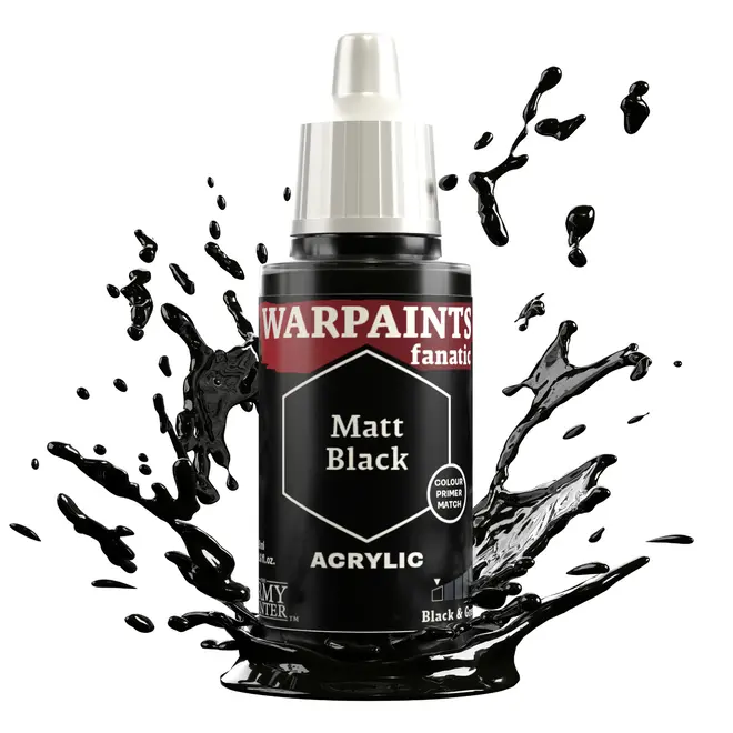 The Army Painter: Warpaints Fanatic: 18Ml Matt Black