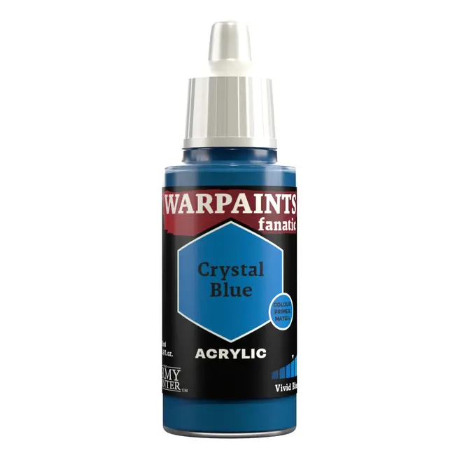 The Army Painter: Warpaints Fanatic: 18Ml Crystal Blue
