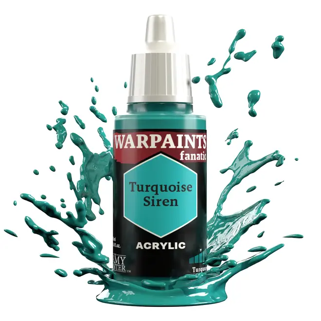 The Army Painter: Warpaints Fanatic: 18Ml Turquoise Siren