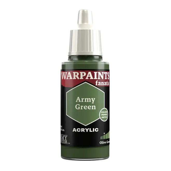 The Army Painter: Warpaints Fanatic: 18Ml Army Green