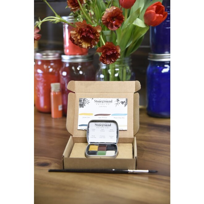 Stoneground Paint Small Earth Palette #1