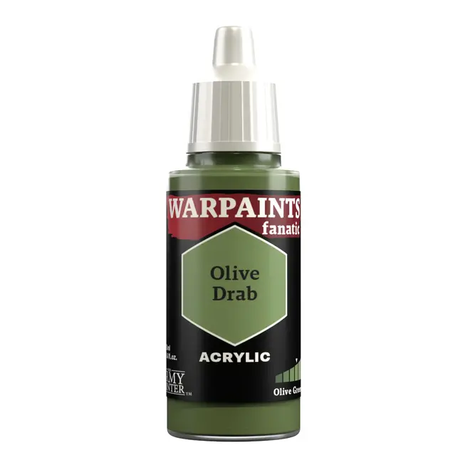 The Army Painter: Warpaints Fanatic: 18Ml Olive Drab