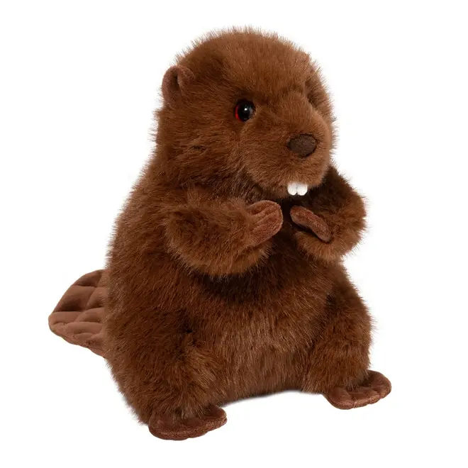Douglas Cuddle Toy Plush Bev Beaver 9" Tall