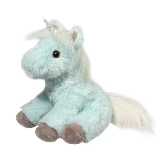 Douglas Cuddle Toy Plush - Bonnie Ice Blue Unicorn Mini Soft