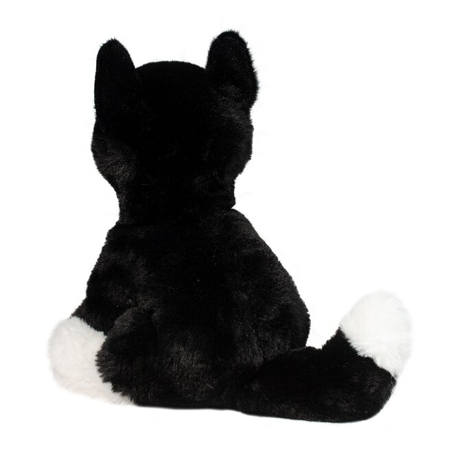 Douglas Cuddle Toy Plush - Beckie Black & White Cat, Soft