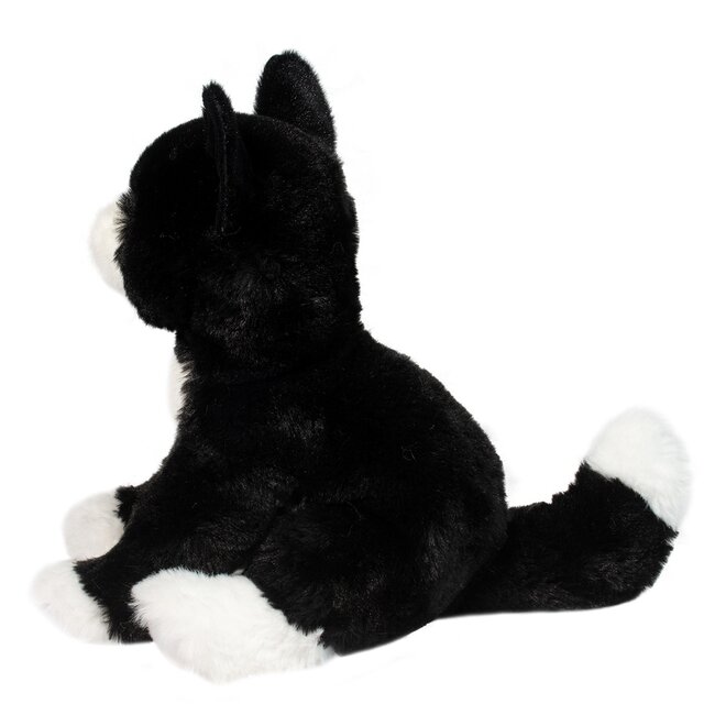 Douglas Cuddle Toy Plush - Beckie Black & White Cat, Soft