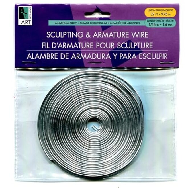 Art Alternatives Sculpting & Armature Wire 1/16In