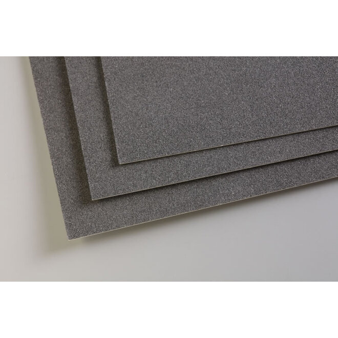 Clairefontaine Pastelmat Pastel Card 19.5X25.5" 170Lb Charcoal Grey - Anthracite 5 Sheet Pack