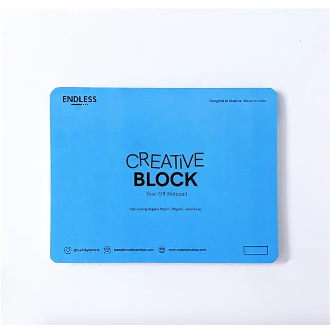 Creative Block - Tear-Off Notepads - 70Sheets Blank