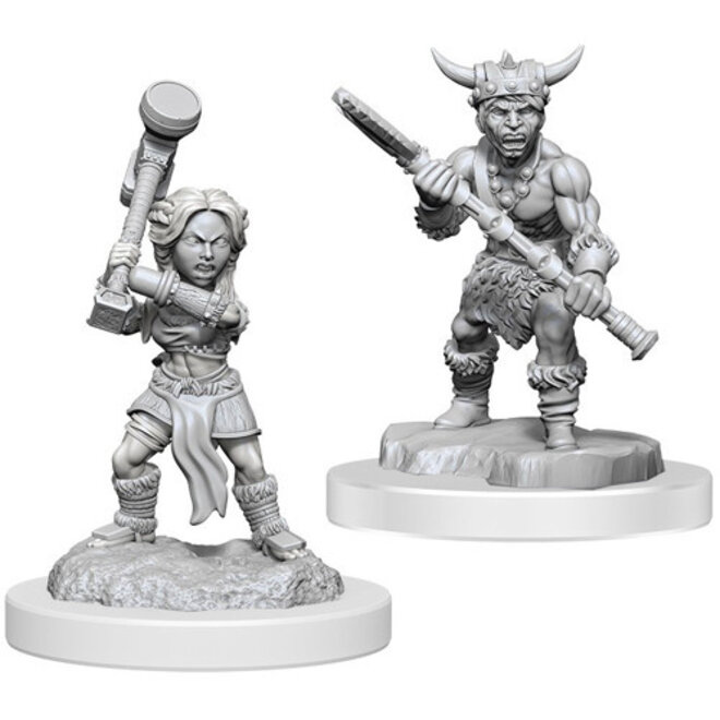 D&D Nolzurs Marvelous Unpainted Miniatures: Wave 18: Halfling Barbarians