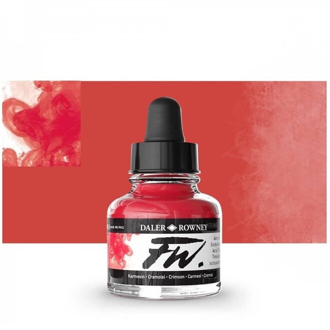 Daler Rowney Fw Acrylic Ink Crimson 1Oz