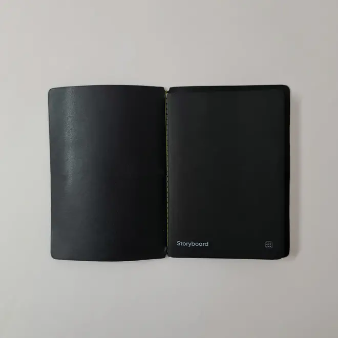 Explorer - Refillable Cactus Leather Journal By Endless Paper- Regalia Paper Black