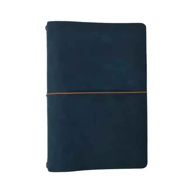 Explorer - Refillable Leather Journal By Endless Paper- Regalia Paper Blue