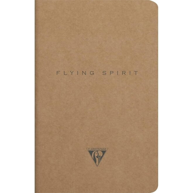 Flying Spirit Kraft Notebook - 90g 11x17cm 48 Sheets - Lined
