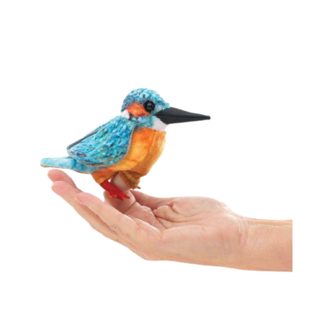 Folkmanis Mini Kingfisher Finger Puppet