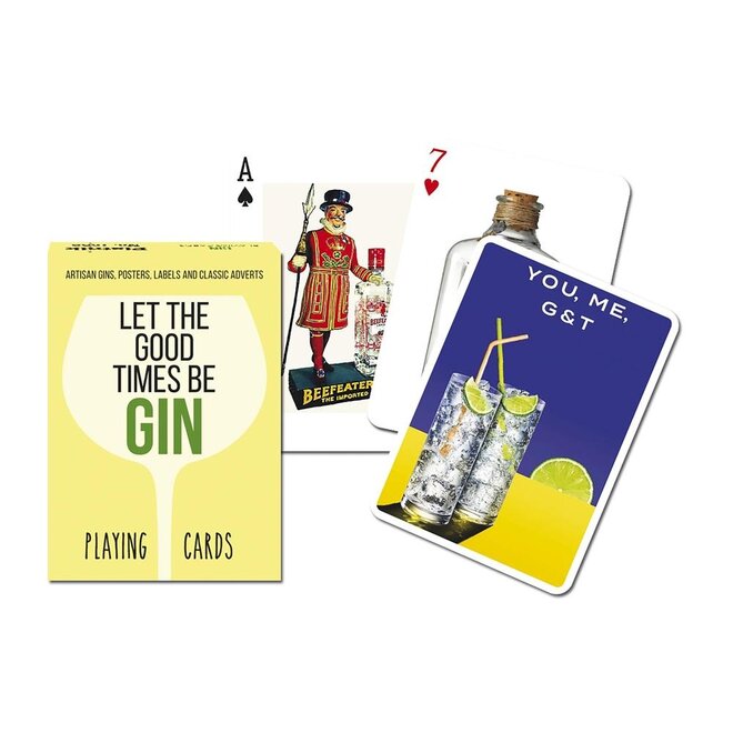 Gibsons Playing Cards: Let The Good Times Be Gin
