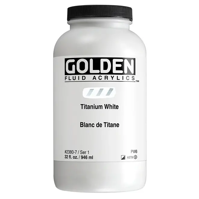 Golden Fluid 32Oz Titanium White