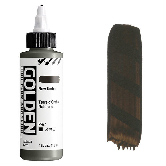 Golden High Flow 4Oz Raw Umber Series 1