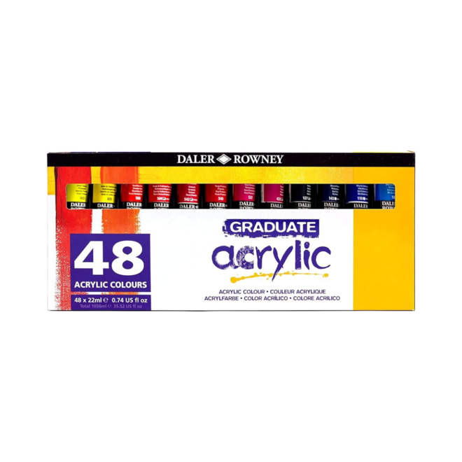 Graduate Acrylic 22Ml Set 48Pk