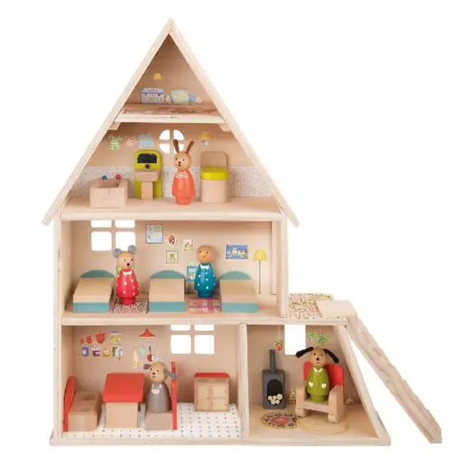 Grande Famille Doll House With Furniture