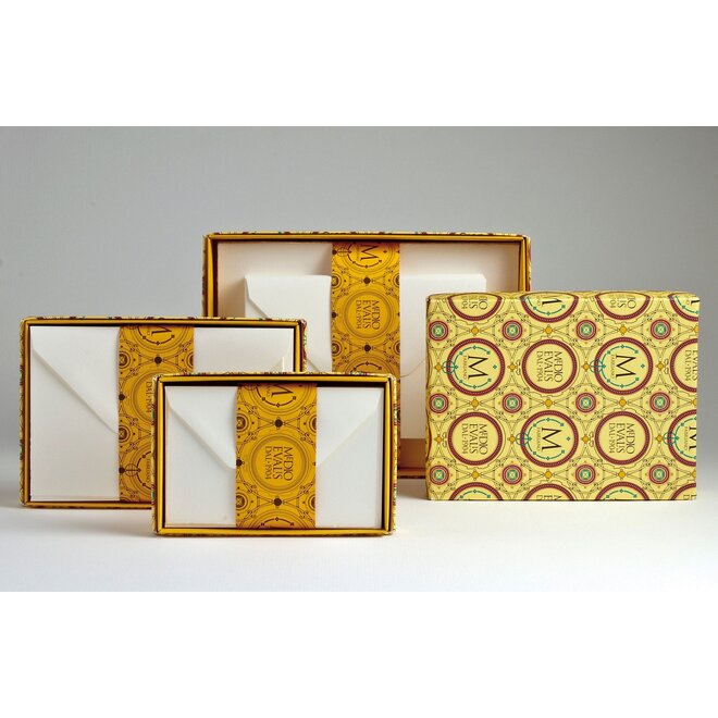Medioevalis Stationery, Card & Envelope Set Of 20 3.3X5.1"