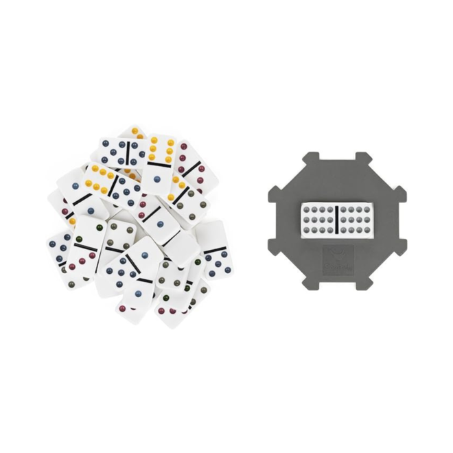 Mexican Train Domino Set - 91pc Double 12 w/ Metal Case