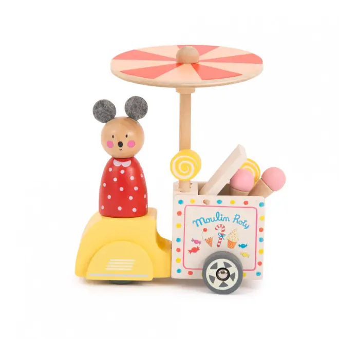 Moulin Roty - La Grande Famille - Ice Cream Delivery Tricycle