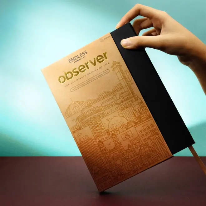 Observer Notebook By Endless Paper A5 - Night Sky - Dotted