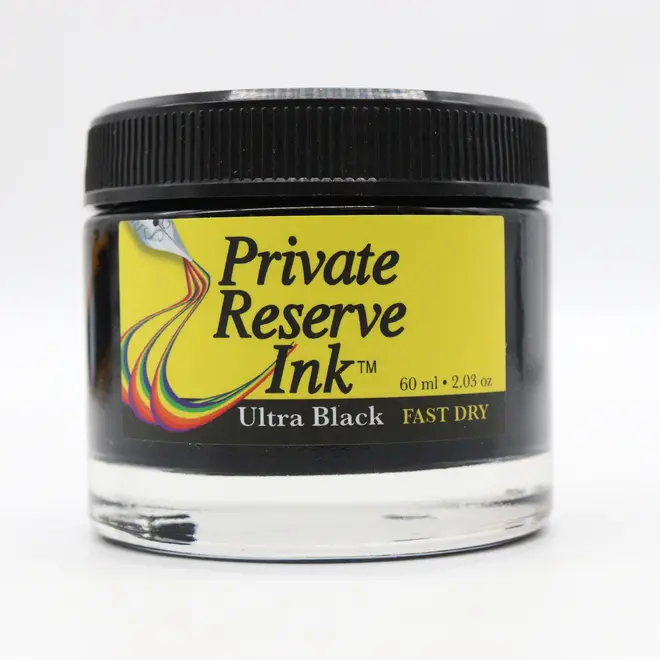 Private Reserve 60Ml Fountain Pen Ink Fast Dry Ultra Black