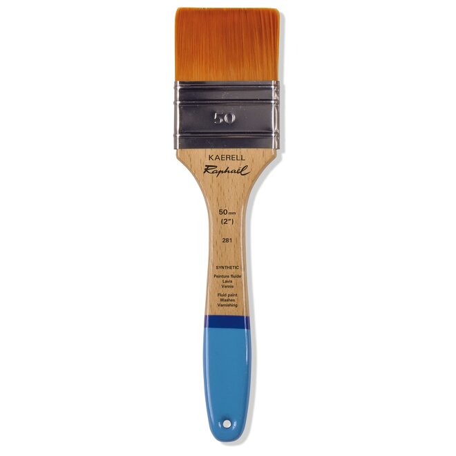 Raphael Kaerell Flat Varnishing Brushes, 50 (2")