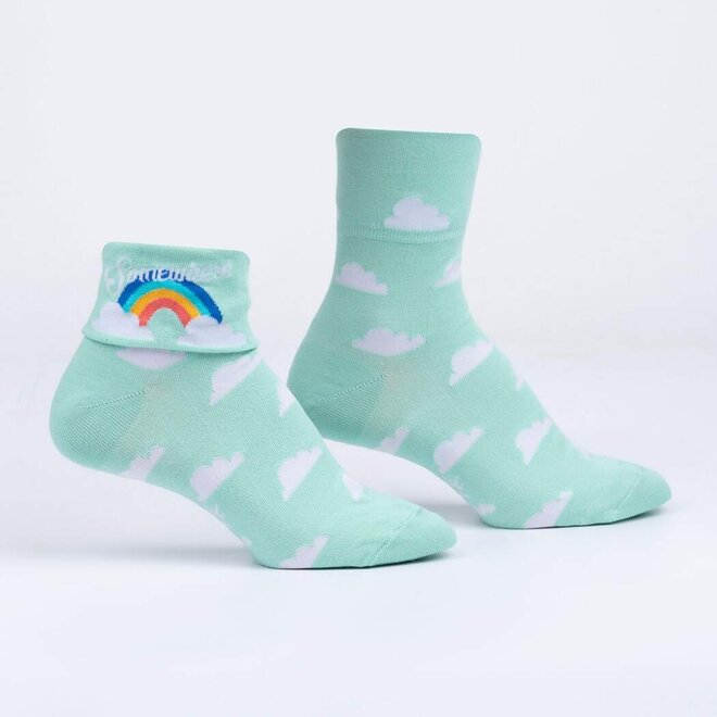Sock It To Me - Turn Cuff Crew - Somewhere Over The Rainbow