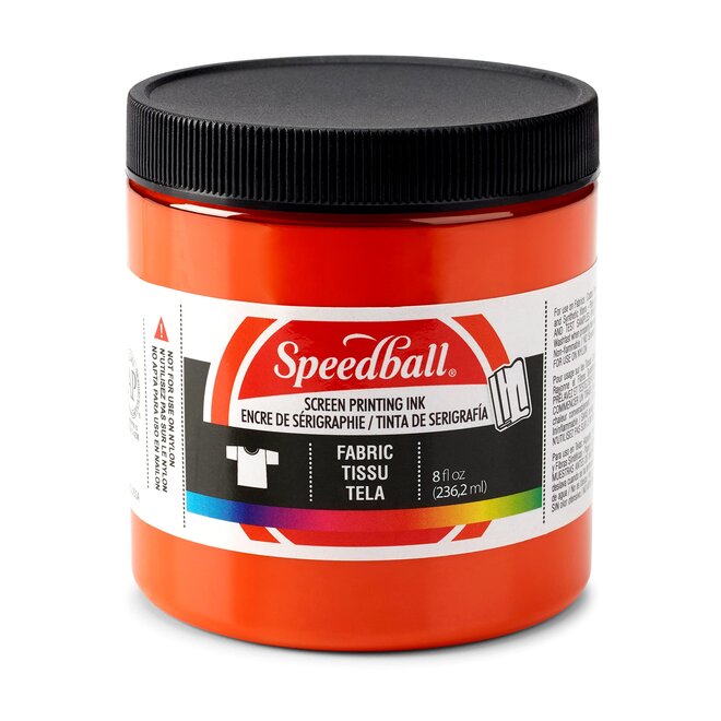 Speedball Fabric Screen Printing Ink 8Oz Orange