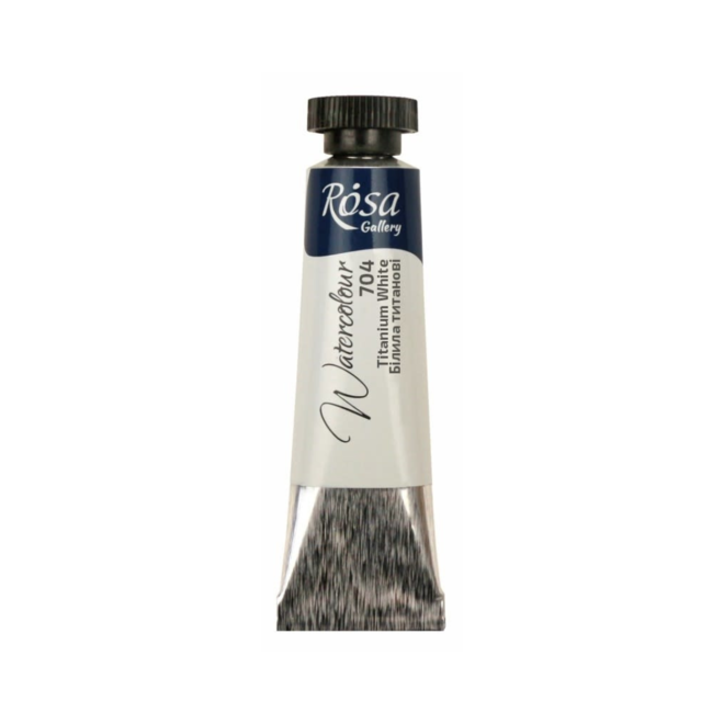 Rosa Watercolour 10Ml Tube Titanium White 704