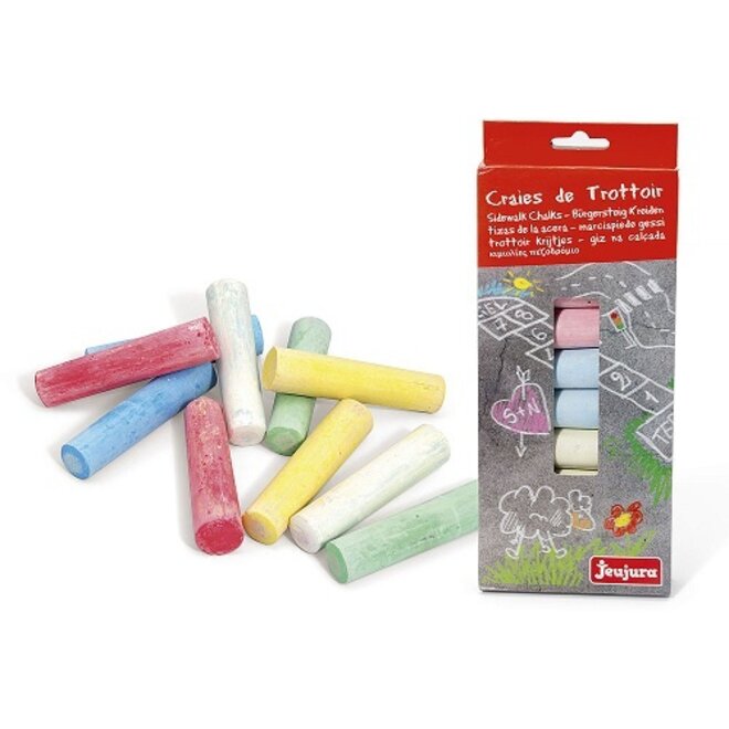 Jeujura - Large Chalk 10Pcs