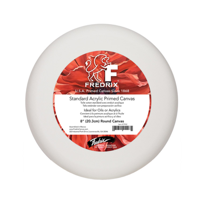 Fredrix Artist Series Convexo Round Canvas, 24"