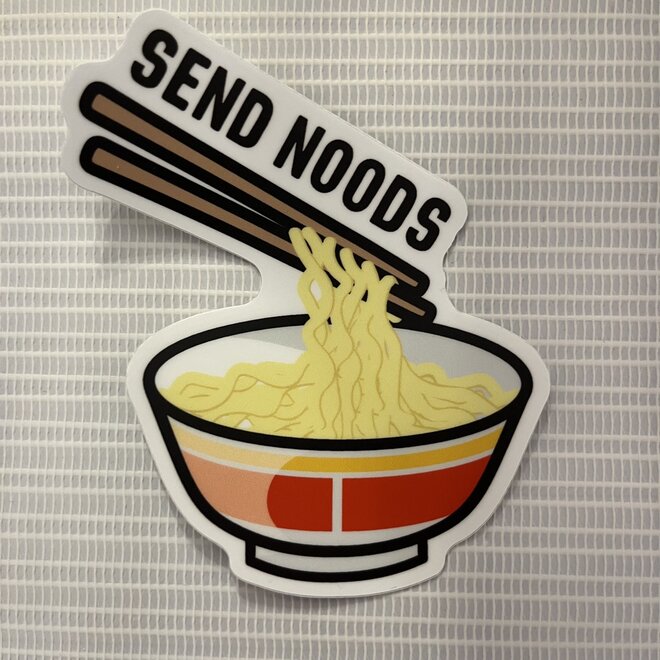 Send Noods | Large Printed Sticker